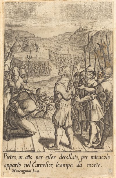 Hangman av Jacques Callot after Donato Mascagni
