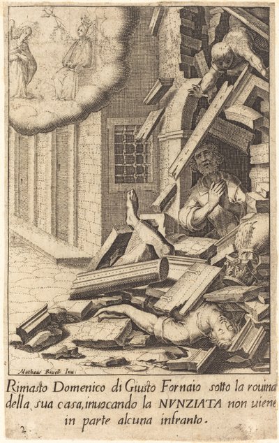 Domenico di Giusto av Jacques Callot after Matteo Rosselli