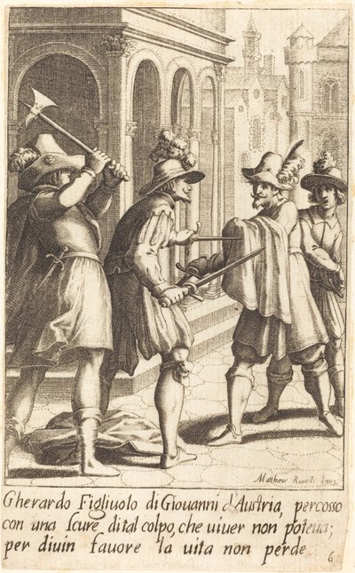 Gherardo av Jacques Callot after Matteo Rosselli