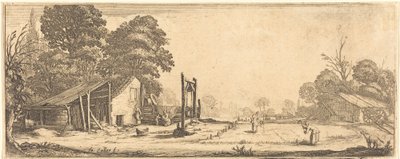 Trädgården av Jacques Callot or Follower of Jacques Callot