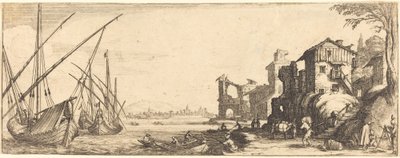 Den lilla hamnen av Jacques Callot or Follower of Jacques Callot