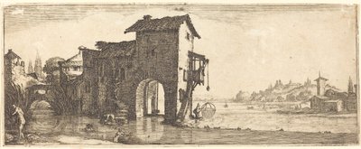 Vattenkvarnen av Jacques Callot or Follower of Jacques Callot