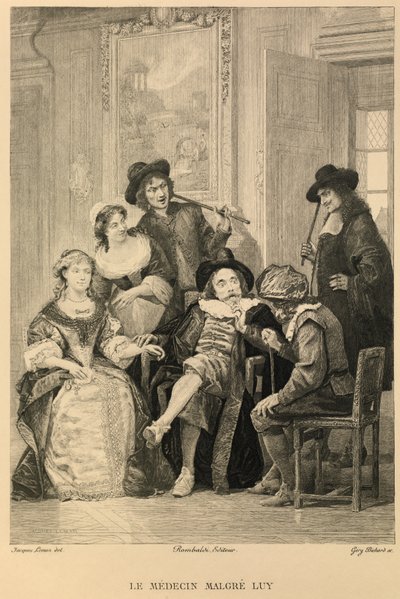 Molières Le medecin malgre lui av Jacques Edmond Leman