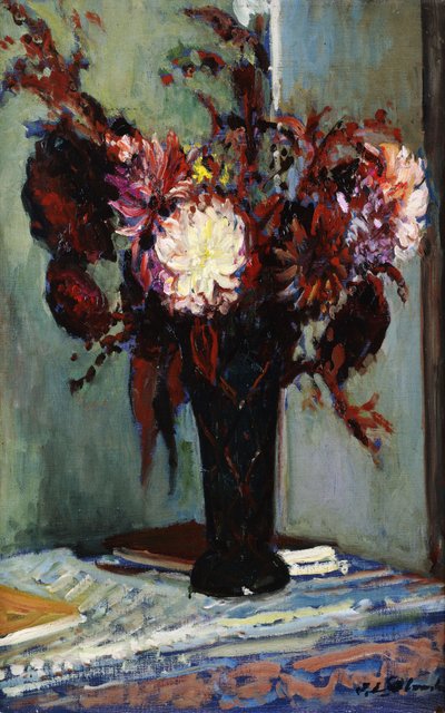 Krysantemum i en vas, av Jacques Emile Blanche