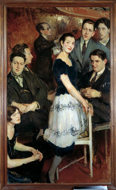 Gruppen om sex av Jacques Emile Blanche