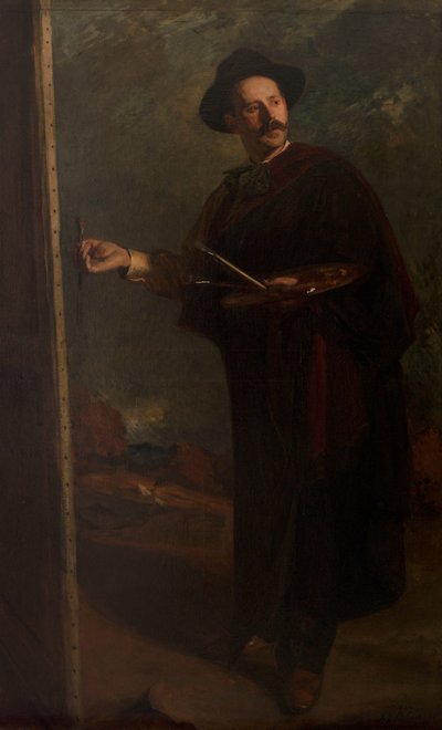 Porträtt av Ignatius Zuloaga och Zabaleta 1870-1945, 1900-1 av Jacques Emile Blanche