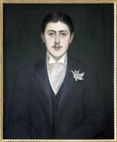 Porträtt av Marcel Proust (olja på duk) av Jacques Emile Blanche