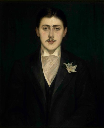 Porträtt av Marcel Proust, 1892. av Jacques Emile Blanche