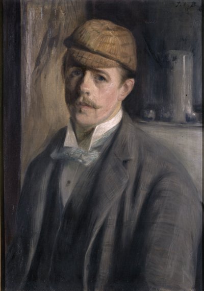 Självporträtt, ca. 1890. av Jacques Emile Blanche