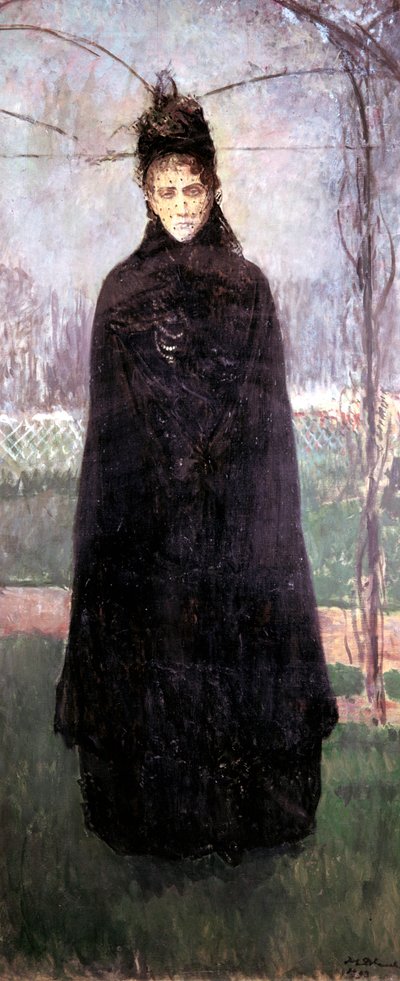 Virginia Oldoini 1837-99 grevinnan av Castiglione, minne av 1893, 1914 av Jacques Emile Blanche