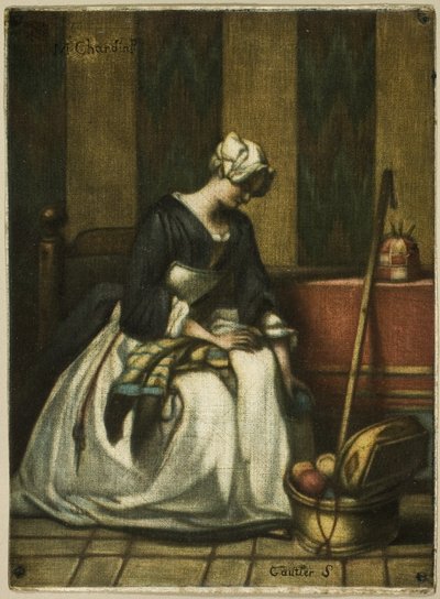 Gobelängarbetaren av Jacques Fabien Gautier d