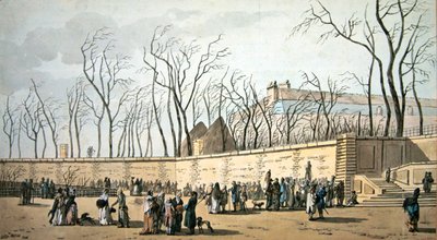 The Petite Provence vid Tuilerierna (wc på papper) av Jacques Francois Joseph Swebach