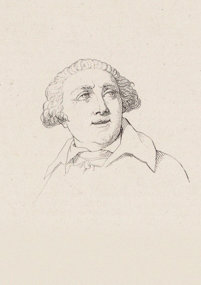 Porträtt av Giovanni Paisiello 1740-1816. av Jacques Frémy