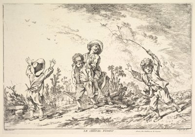 Leapfrog, mitten till slutet av 1700-talet. av Jacques Gabriel Huquier