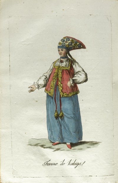 En jungfru från Kaluga i festklänning av Jacques Grasset de Saint-Sauveur