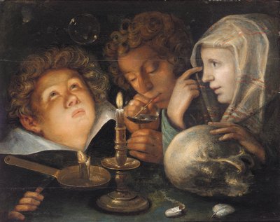 A Vanity Allegory, Man Boss av Jacques II de Gheyn