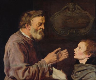 Mästare och elev av Jacques II de Gheyn