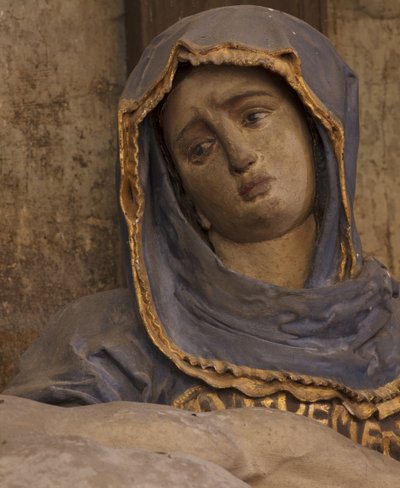 Detalj av Pietan av Jacques Jubert
