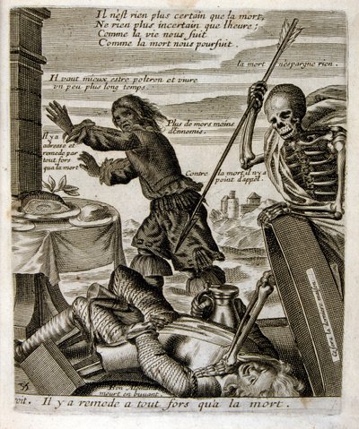 Illustration av fabler av Jean de La Fontaine (gravyr) av Jacques Lagniet