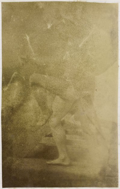 Studie av en manlig nakenmodell i Jacques de Lalaings studio av Jacques Lalaing (attributed to)