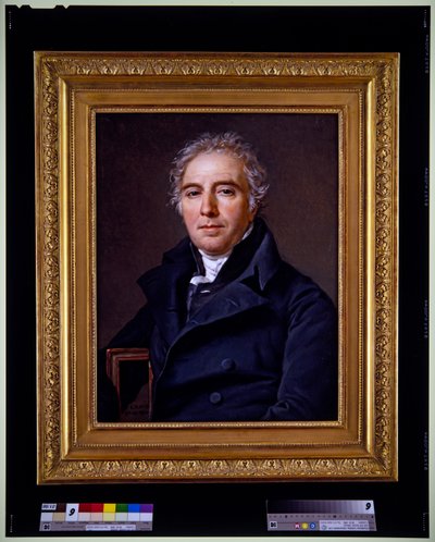 Ett porträtt av D.V. Ramel de Nogaret av Jacques Louis David