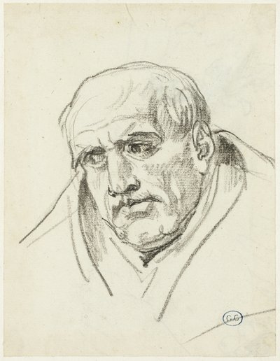Byst av en äldre man av Jacques Louis David