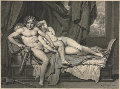 Cupid och Psyche av Jacques Louis David