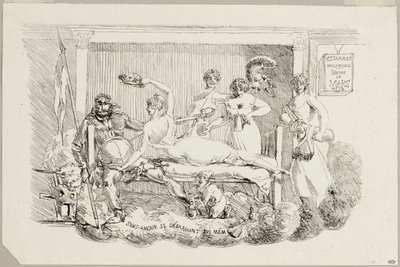 Kärlekslös avväpna sig själv av Jacques Louis David