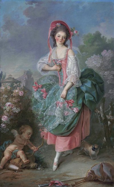 Terpsichore - Mademoiselle Guimard av Jacques Louis David