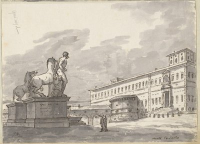Monte Cavallo, med hästtämjarna av Jacques Louis David