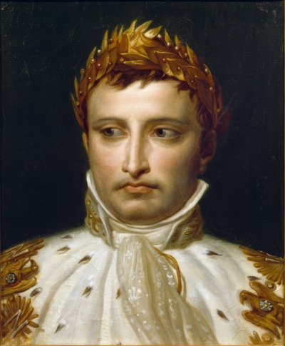 Napoleon I i kröningsregalier av Jacques Louis David