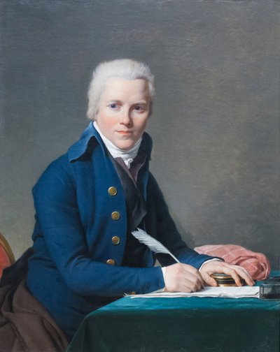 Porträtt av Jacobus Blauw av Jacques Louis David