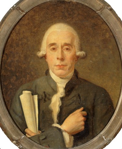 Porträtt av Jean Sylvain Bailly 1736-1793, ca. 1790. av Jacques Louis David