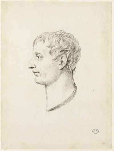 Profil av Napoleon av Jacques Louis David
