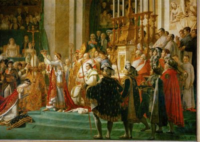 Kröningen av Napoleon i Notre-Dame ... av Jacques Louis David
