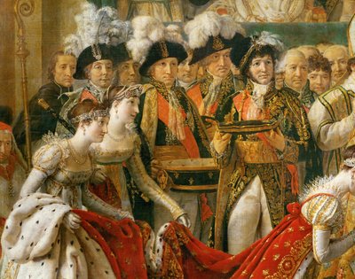 Kröningen av Napoleon i Notre-Dame ... av Jacques Louis David