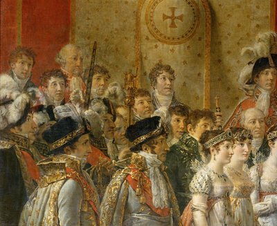 Kröningen av Napoleon i Notre-Dame ... av Jacques Louis David