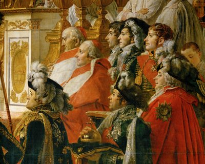 Kröningen av Napoleon i Notre-Dame ... av Jacques Louis David