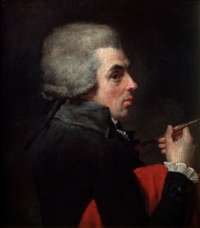 Självporträtt, c1789. av Jacques Louis David