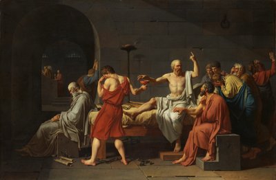 Sokrates död av Jacques Louis David