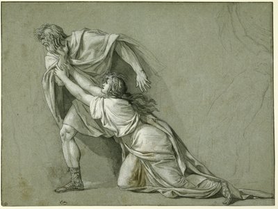 Marcus Attilius Regulus avresa till Kartago, 1785-86 av Jacques Louis David