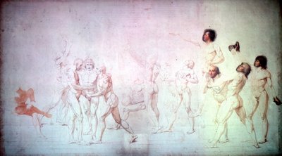 Eden på tennisbanan, 1791. av Jacques Louis David