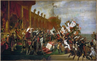 Arméns ed efter utdelningen av örnarna på Champs de Mars ... (olja på duk) av Jacques Louis David