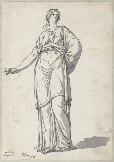 Kvinna från Villa Pamphili av Jacques Louis David
