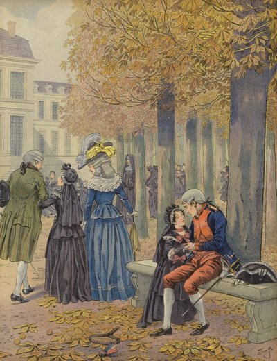 Napoleon och hans syster Elisa av Jacques Marie Gaston Onfray de Breville (Job)