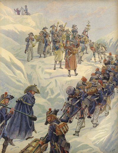 Passage du Saint Bernard av Jacques Marie Gaston Onfray de Breville (Job)