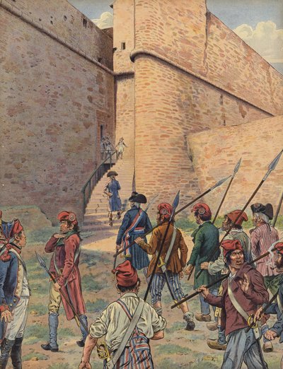 Torgfortet i Antibes av Jacques Marie Gaston Onfray de Breville (Job)