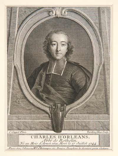 Porträtt av Charles d av Jacques-Nicolas Tardieu