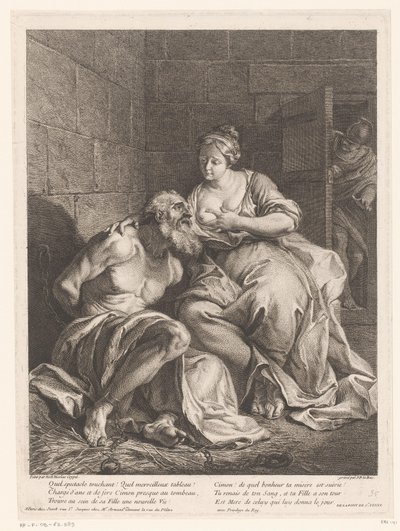 Cimon door But gevoed (Roman Caritas) av Jacques Philippe Le Bas