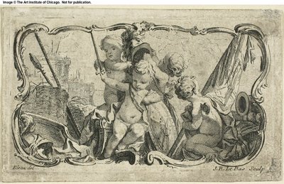Putti i krig av Jacques Philippe Le Bas